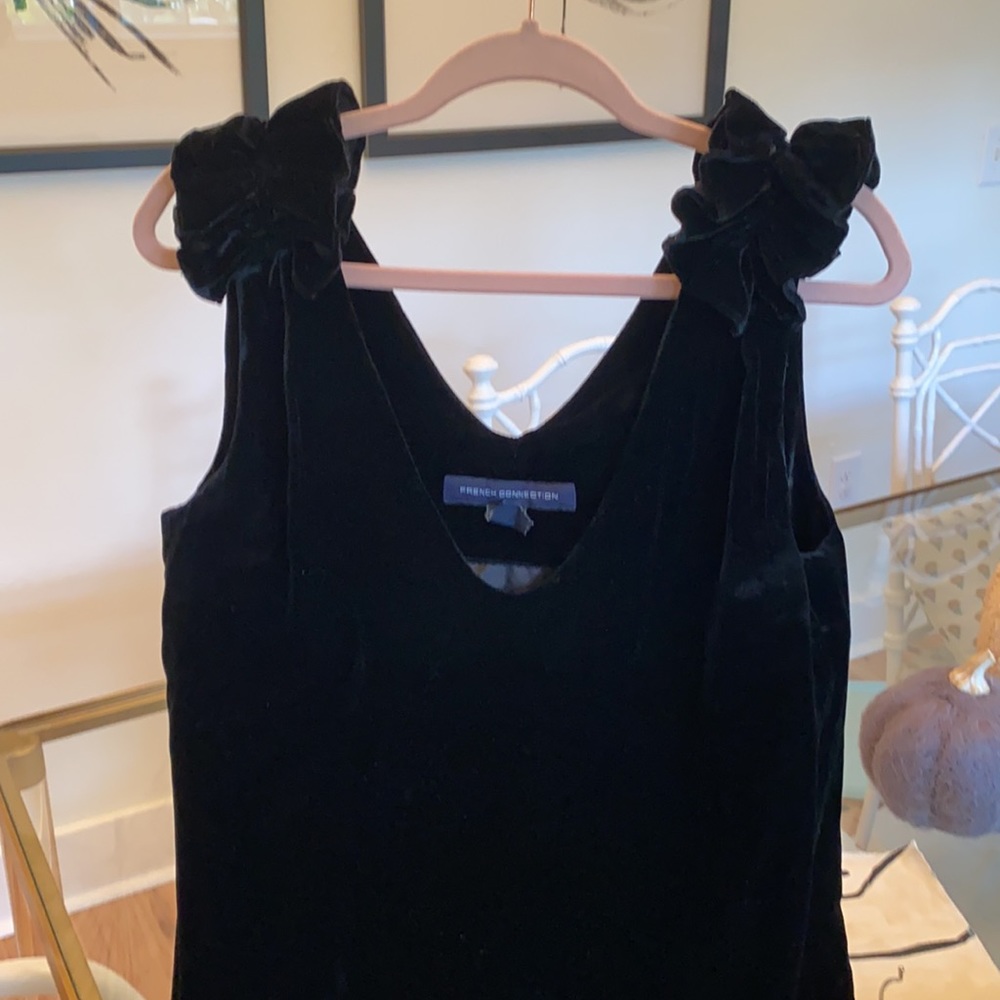 French Connection Velvet Dress